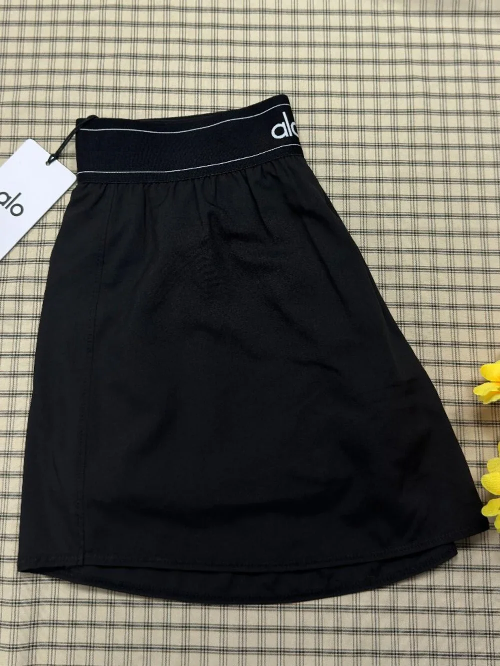 NWT🎹Alo Yoga Match Point Tennis Skirt Black⛱️